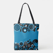 Retrospectieontwerp Tote Bag (Achterkant)