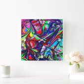 Retrospectieontwerp Vierkante Klok (Huis)