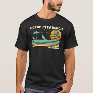  retrospectieve familievactie Maryland Ocean City T-shirt