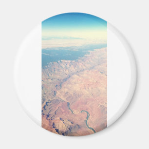 retrospectieve luchtfoto grand canyon arizona foto magneet