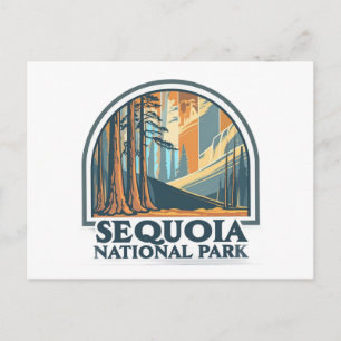 retrospectieve Sequoia National Park Reuzensequoia Briefkaart