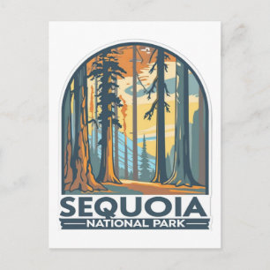 retrospectieve Sequoia National Park Reuzensequoia Briefkaart