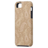 Retrospectrale-bleek-patroon Case-Mate iPhone Case (Achterkant Links)