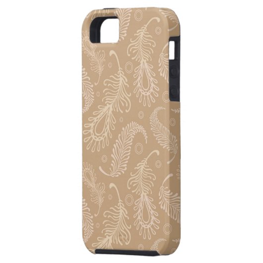 Retrospectrale-bleek-patroon Case-Mate iPhone Case (Achterkant Links)