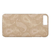 Retrospectrale-bleek-patroon Case-Mate iPhone Case (Achterkant (Horizontaal))