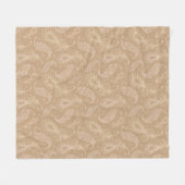 Retrospectrale-bleek-patroon Fleece Deken (Voorkant (Horizontaal))