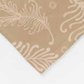 Retrospectrale-bleek-patroon Fleece Deken (Hoek)