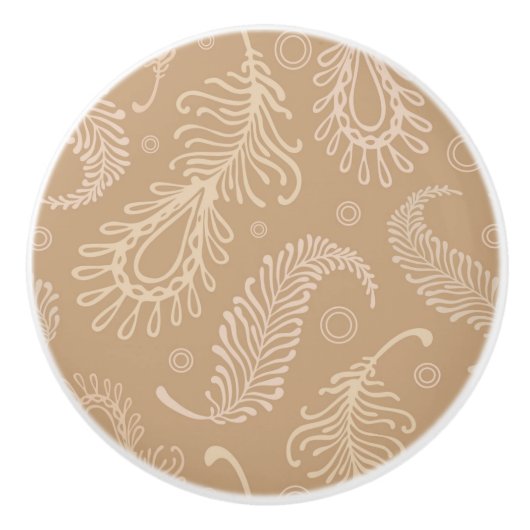 Retrospectrale-bleek-patroon Keramische Knop (Voorkant)