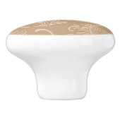 Retrospectrale-bleek-patroon Keramische Knop (Zijkant)