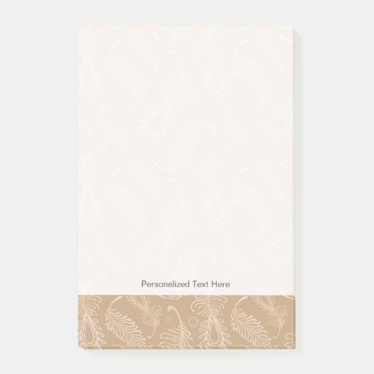 Retrospectrale-bleek-patroon Post-it® Notes (Voorkant)