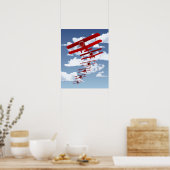Retrospecvliegtuig Poster (Keuken)