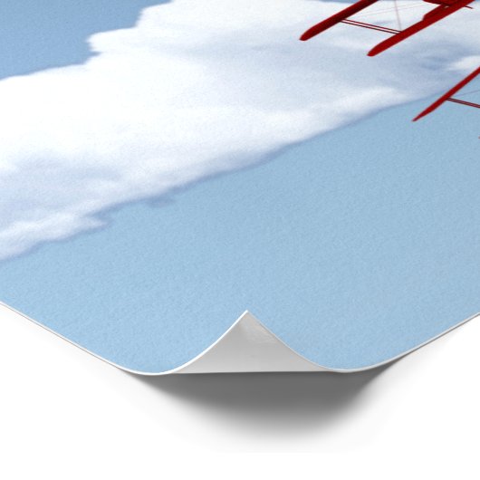 Retrospecvliegtuig Poster (Hoek)