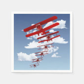 Retrospecvliegtuig Servetten (Voorkant)