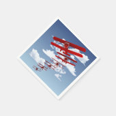 Retrospecvliegtuig Servetten (Hoek)