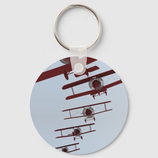 Retrospecvliegtuig Sleutelhanger (Voorkant)