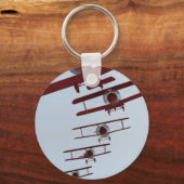 Retrospecvliegtuig Sleutelhanger (Voorkant)