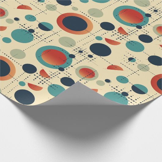 Retrospots en -Stippen Cadeaupapier (Hoek)