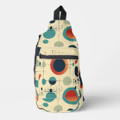 Retrospots en -Stippen Sling Bag (Voorkant)