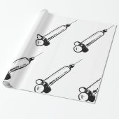 Retrospuit Cadeaupapier (Uitgerold)