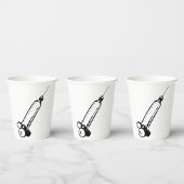 Retrospuit Papieren Bekers