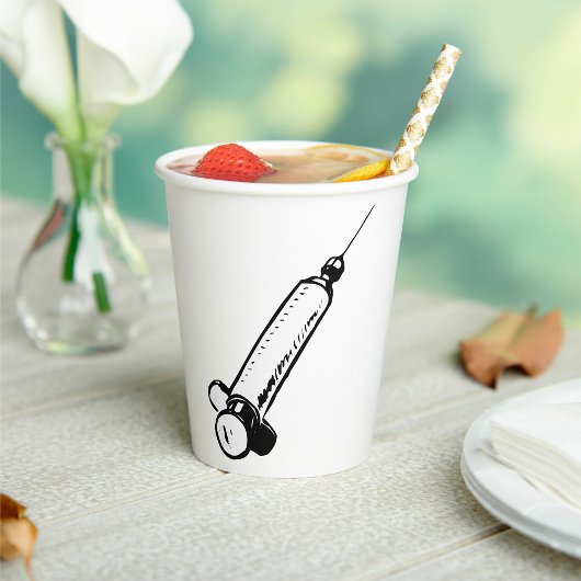 Retrospuit Papieren Bekers