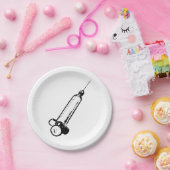 Retrospuit Papieren Bordje (Feest)