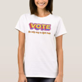 Retrostemming T-shirt (Voorkant)