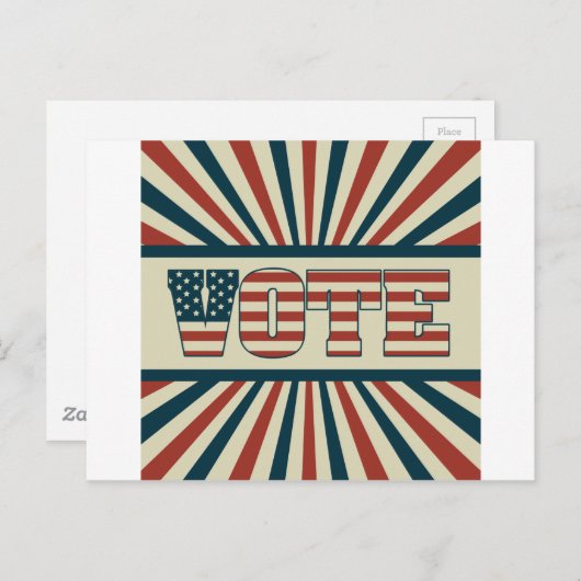 Retrostemuitrusting Briefkaart (Voorkant / Achterkant)