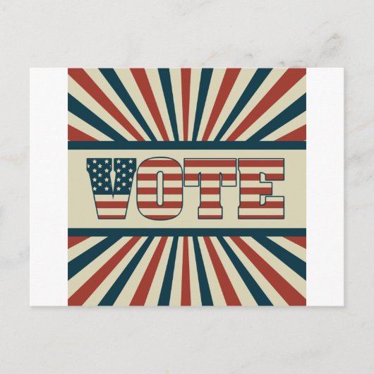 Retrostemuitrusting Briefkaart (Voorkant)