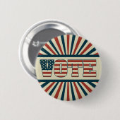 Retrostemuitrusting Ronde Button 5,7 Cm (Voorkant /achterkant)