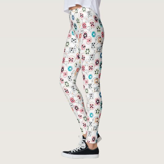 Retrostijl 50-inch meerkleurig Casual Leggings (Links)