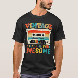 Retrostijl 51 jaar Geweldige Vintage 51e T-shirt
