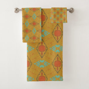 Retrostijl 60 en 70-inch patroon Bad Handdoek