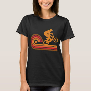 Retrostijl BMX Bike Rider  T-shirt