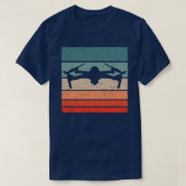 Retrostijl drone,  t-shirt (Design voorkant)