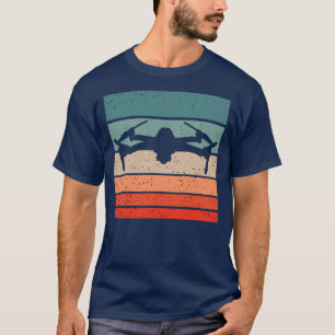 Retrostijl drone,  t-shirt