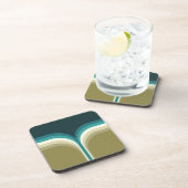 Retrostijl dubbele boogdecoratie bier onderzetter (Rechterzijde)