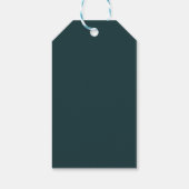 Retrostijl dubbele boogdecoratie cadeaulabel (Achterkant)