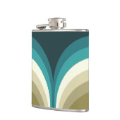 Retrostijl dubbele boogdecoratie heupfles (Links)