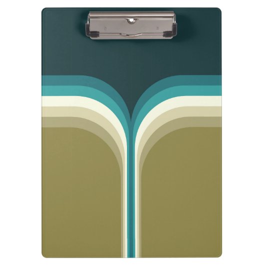 Retrostijl dubbele boogdecoratie klembord (Voorkant)