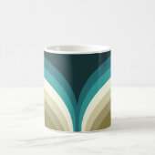 Retrostijl dubbele boogdecoratie koffiemok (Center)