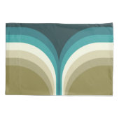 Retrostijl dubbele boogdecoratie kussensloop (Achterkant)