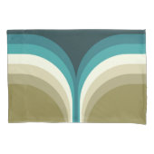 Retrostijl dubbele boogdecoratie kussensloop (Voorkant)