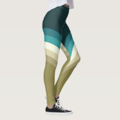 Retrostijl dubbele boogdecoratie leggings (Rechts)