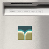 Retrostijl dubbele boogdecoratie magneet (Insitu (Vaatwasser))