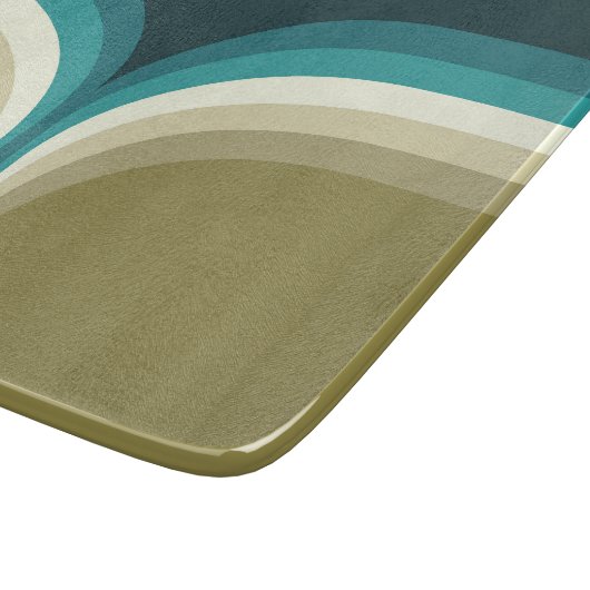 Retrostijl dubbele boogdecoratie snijplank (Hoek)