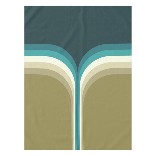 Retrostijl dubbele boogdecoratie tafelkleed (Voorkant)