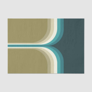 Retrostijl dubbele boogdecoratie tissuepapier