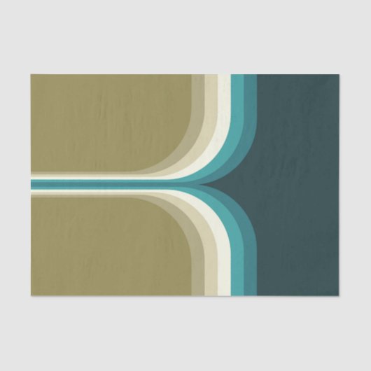 Retrostijl dubbele boogdecoratie tissuepapier (Voorkant)