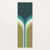 Retrostijl dubbele boogdecoratie yogamat (Achterkant)